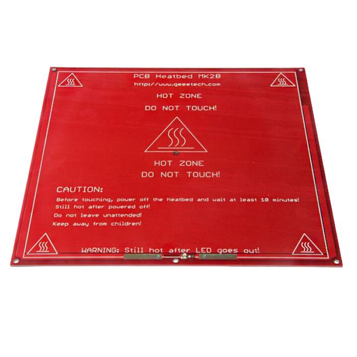 Resistencia soldada y LED Prusa de cama calefactable MK2a para Reprap, Mendel