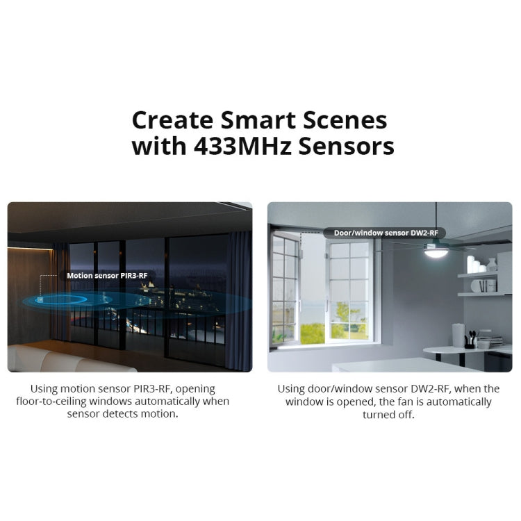5V USB Sonoff eWelink Gateway Wifi a 433 Control remoto inalámbrico de señal RF (blanco)