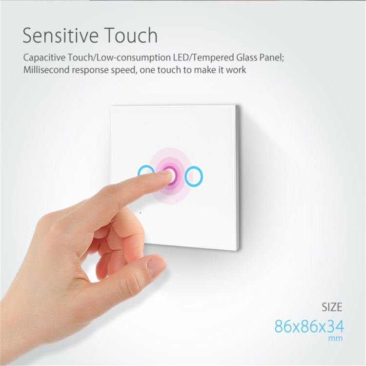 NEO NAS-SC03W WiFi inalámbrico UE Interruptor de control de luz inteligente 3Gang, 3 Gang