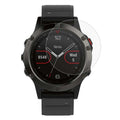 ENKAY Hat-Prince para reloj inteligente Garmin Fenix 5 0,2 mm 9H Dureza superficial 2.15D Película de vidrio templado con borde curvo