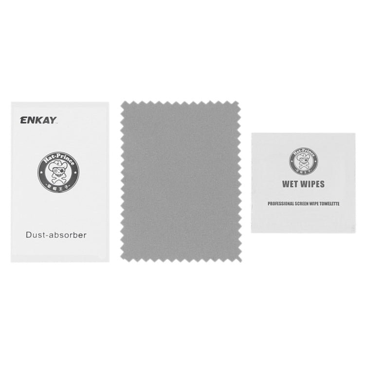 ENKAY Hat-Prince para reloj inteligente Garmin Fenix 5 0,2 mm 9H Dureza superficial 2.15D Película de vidrio templado con borde curvo