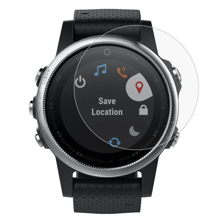 ENKAY Hat-Prince para reloj inteligente Garmin Fenix 5S 0,2 mm 9H Dureza superficial 2.15D Película de vidrio templado con borde curvo