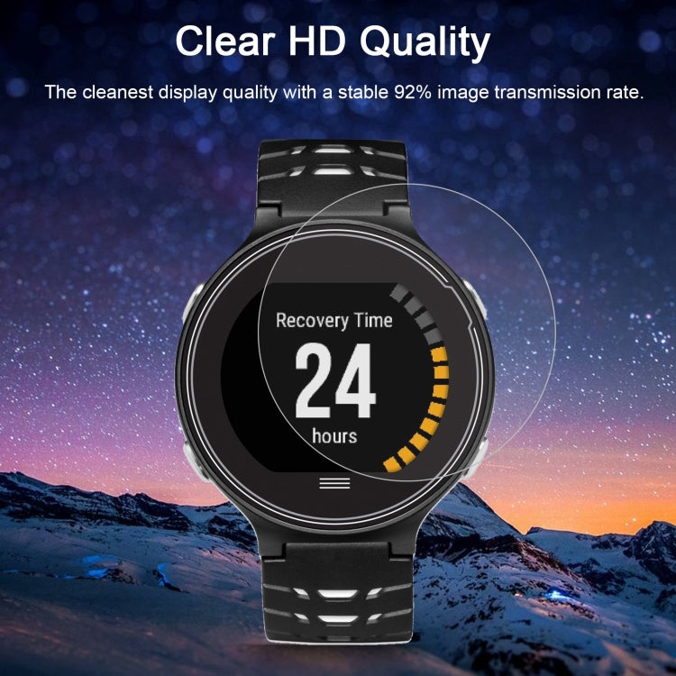 ENKAY Hat-Prince para reloj inteligente Garmin Forerunner 630 0,2 mm 9H Dureza superficial 2.15D Película de vidrio templado con borde curvo