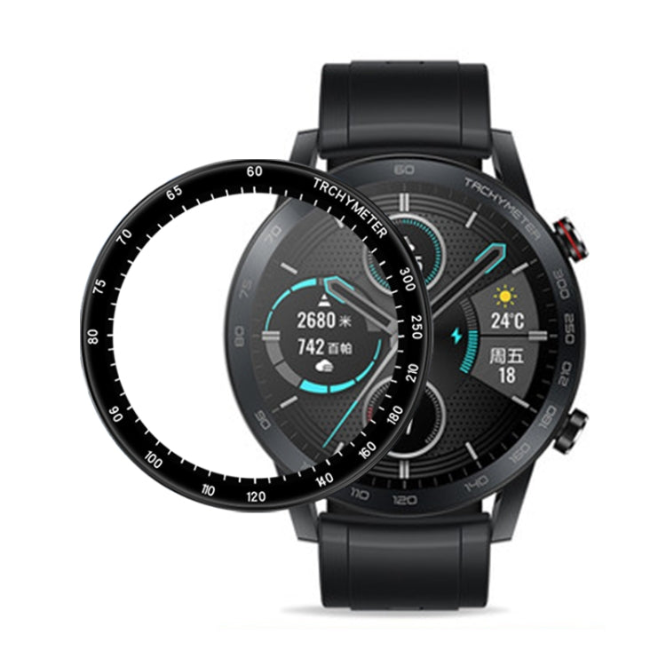 Para Huawei Honor Magic Watch2 Protector de pantalla de película suave de material compuesto 3D curvo, For Huawei Honor Magic Watch2