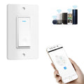 Interruptor táctil de pared inteligente WiFi tipo 120, enchufe de EE. UU.