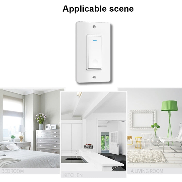 Interruptor táctil de pared inteligente WiFi tipo 120, enchufe de EE. UU.