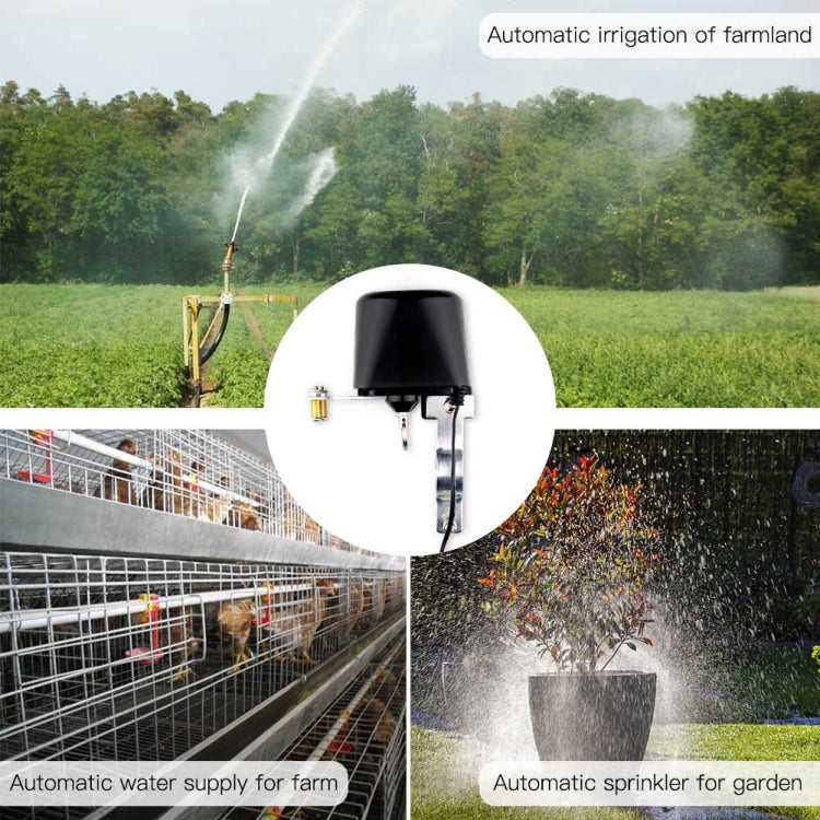 Control de riego de jardín WIFI Interruptor de válvula de gas de agua inteligente