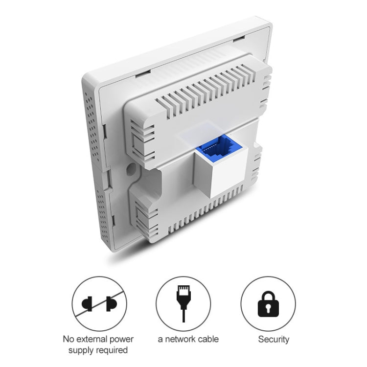 COMFAST CF-E538AC V2 AP WiFi de pared interior de doble banda de 1200 Mbps, CF-E538AC V2