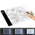 2,2 W 5 V LED tres niveles de brillo regulable A5 acrílico USB tableros de copia Anime boceto dibujo bloc de dibujo
