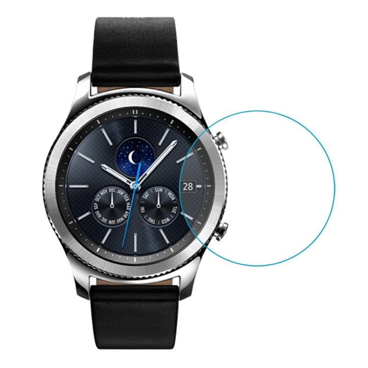 Película de vidrio templado universal de 29 mm de diámetro para Galaxy, LG, Sony, Huawei, Garmin, 29mm