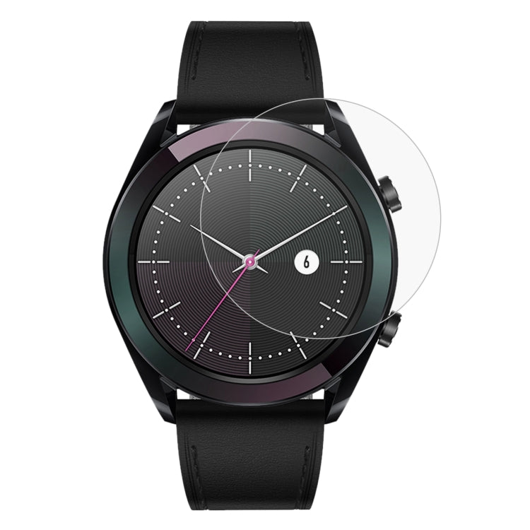 ENKAY Hat-Prince 0,2 mm 9H 2.15D Película de vidrio templado con borde curvo para Huawei Watch GT 42 mm