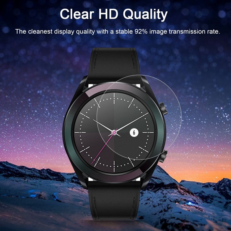 ENKAY Hat-Prince 0,2 mm 9H 2.15D Película de vidrio templado con borde curvo para Huawei Watch GT 42 mm