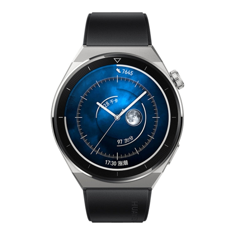 HUAWEI WATCH GT 3 Pro Reloj inteligente de titanio Pulsera de cuero genuino de 46 mm, Pantalla AMOLED de 1,43 pulgadas, Soporte ECG / GPS / Duración de la batería de 14 días, 46mm Rubber Wristband, 46mm Genuine Leather Wristband
