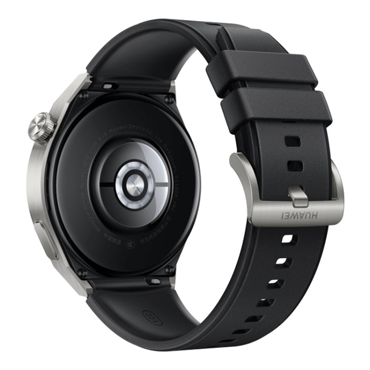 HUAWEI WATCH GT 3 Pro Reloj inteligente de titanio Pulsera de cuero genuino de 46 mm, Pantalla AMOLED de 1,43 pulgadas, Soporte ECG / GPS / Duración de la batería de 14 días, 46mm Rubber Wristband, 46mm Genuine Leather Wristband