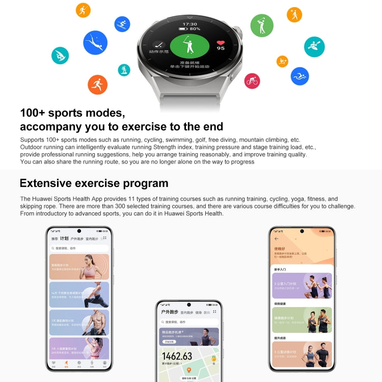 HUAWEI WATCH GT 3 Pro Reloj inteligente de titanio Pulsera de cuero genuino de 46 mm, Pantalla AMOLED de 1,43 pulgadas, Soporte ECG / GPS / Duración de la batería de 14 días, 46mm Rubber Wristband, 46mm Genuine Leather Wristband