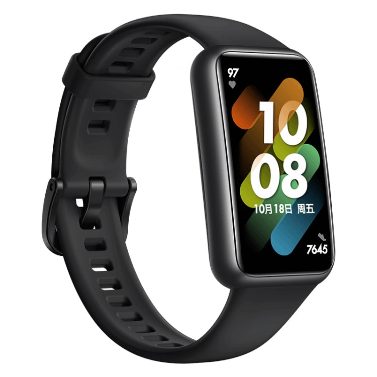 Original HUAWEI Band 7 NFC Edition, reloj inteligente con pantalla AMOLED de 1,47 pulgadas, compatible con monitoreo de oxígeno en sangre/duración de la batería de 14 días, NFC / Black, NFC / Pink, NFC / Green