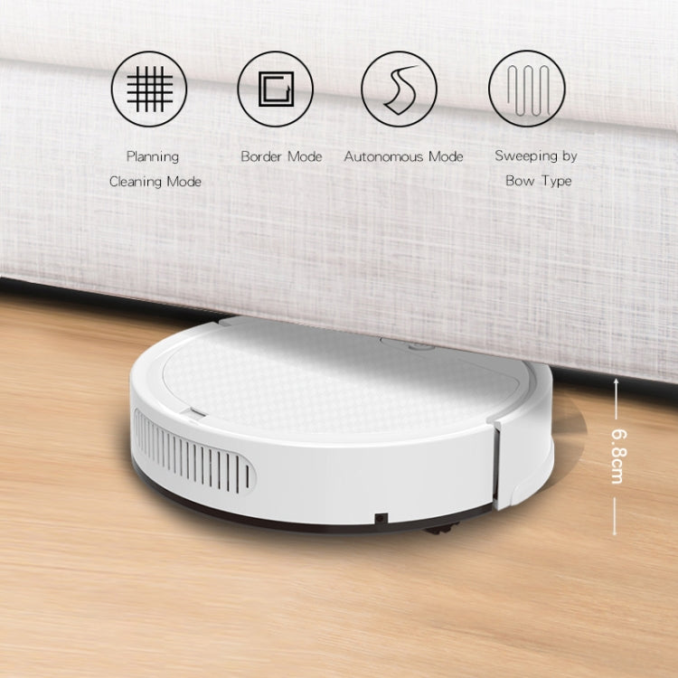 BOWAI OB8S Robot de barrido de carga de ruta inteligente para el hogar, OB8S (Black), OB8S (White)