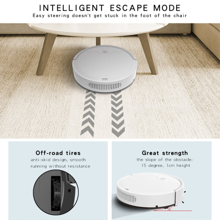 BOWAI OB8S Robot de barrido de carga de ruta inteligente para el hogar, OB8S (Black), OB8S (White)