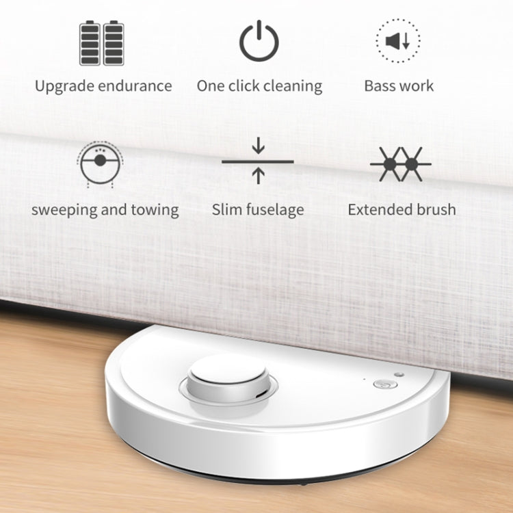 BOWAI OB12 Robot de barrido con carga USB inteligente para el hogar, OB12 (Black), OB12 (White)