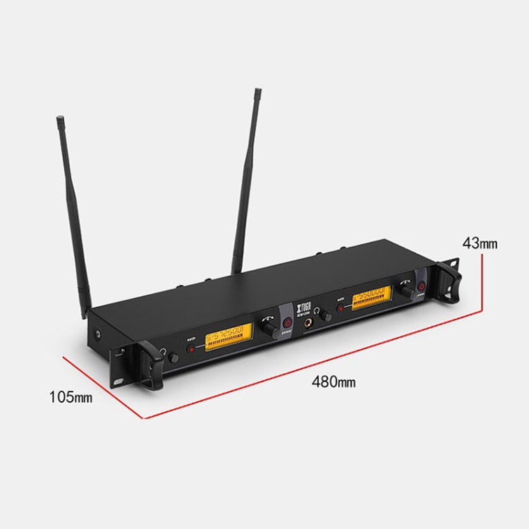 XTUGA IEM1200 Transmisor inalámbrico Stage Singer Sistema de monitor de oído, Transmitter