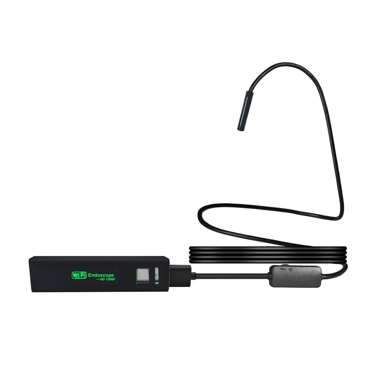 YPC110 Cámara de inspección de tubo de serpiente endoscópica WiFi con cámara HD de 8 mm y 2.0 MP con 8 LED, resistente al agua IP68, diámetro de lente: 8 mm, longitud: 5 m, línea suave, 5m Soft Line