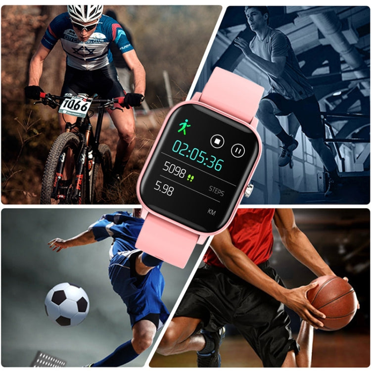 LOKMAT P8 Reloj inteligente de salud resistente al agua con pantalla de 1,4 pulgadas, podómetro/sueño/monitor de frecuencia cardíaca