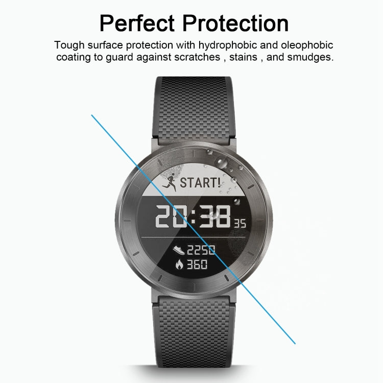 2 uds ENKAY Hat-Prince para Huawei Honor S1 reloj inteligente 0,2mm 9H dureza superficial 2.15D película de pantalla de vidrio templado a prueba de explosiones