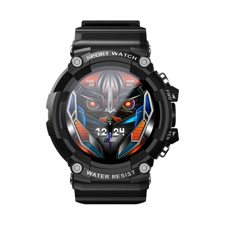 LOKMAT ATTACK 3 Reloj inteligente deportivo con pantalla TFT de 1,28 pulgadas, compatible con llamada Bluetooth, ATTACK 3