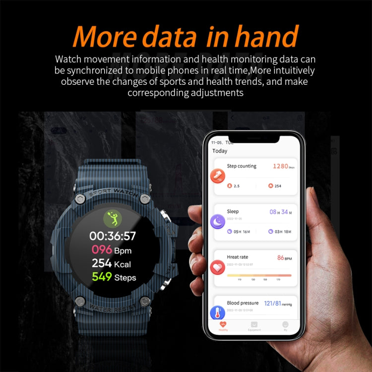 LOKMAT ATTACK 3 Reloj inteligente deportivo con pantalla TFT de 1,28 pulgadas, compatible con llamada Bluetooth, ATTACK 3