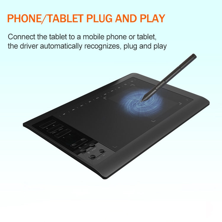 Tableta para teléfono móvil 10Moons G10, pantalla Digital de dibujo con bolígrafo pasivo 8192