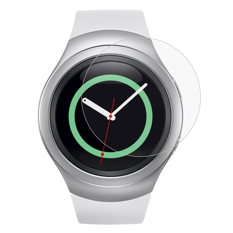 2 PCS ENKAY Hat-Prince para Samsung Gear S2 Smart Watch 0.2mm 9H Dureza superficial 2.15D Película de pantalla de vidrio templado a prueba de explosiones