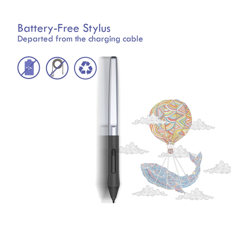 HUION Inspiroy Series H950P 5080LPI tableta de dibujo gráfico USB de arte profesional para Windows/Mac OS, con bolígrafo sin batería