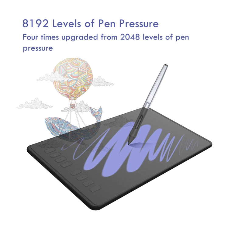 HUION Inspiroy Series H950P 5080LPI tableta de dibujo gráfico USB de arte profesional para Windows/Mac OS, con bolígrafo sin batería