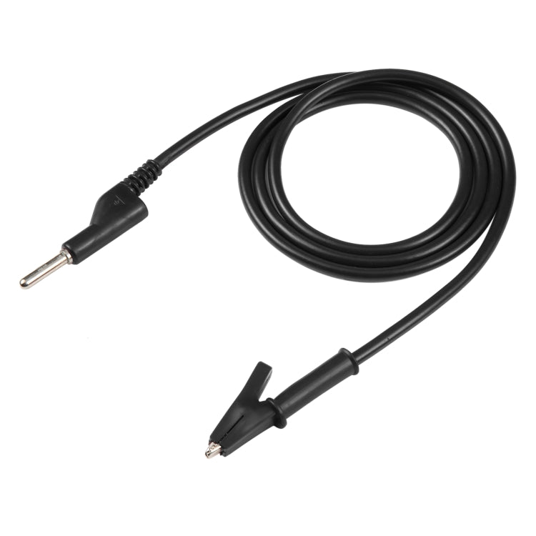 Cable único de prueba de sonda gruesa a pinza de cocodrilo, longitud: 1 m