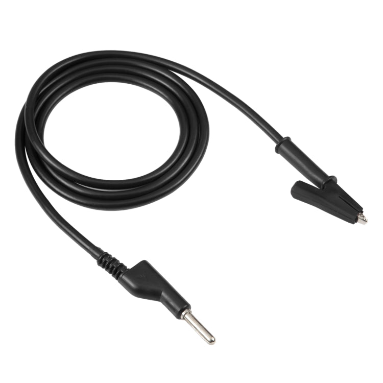 Cable único de prueba de sonda gruesa a pinza de cocodrilo, longitud: 1 m