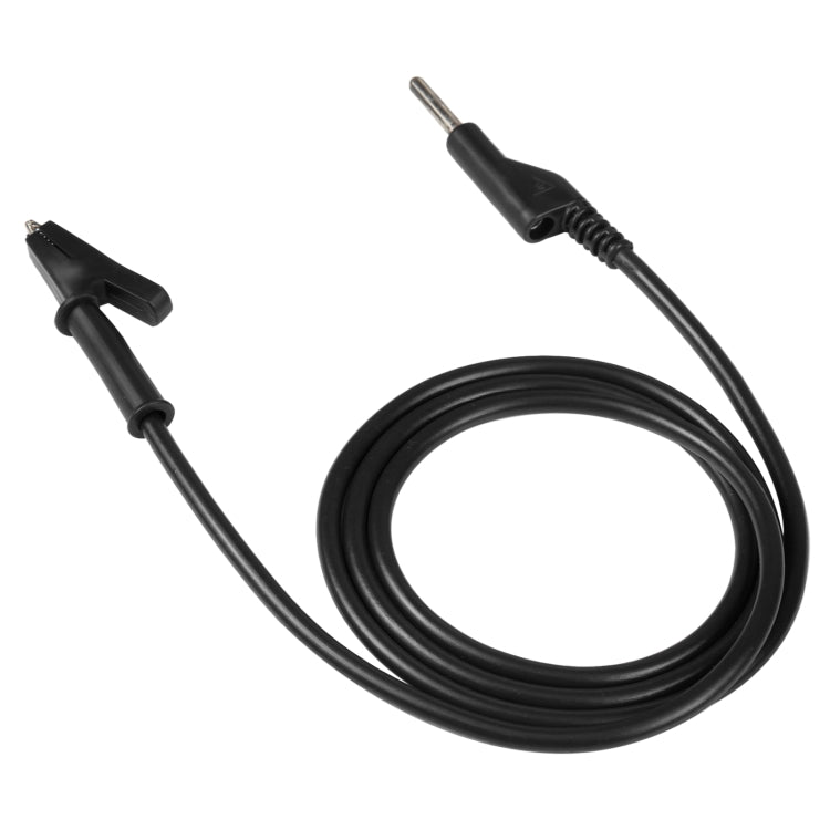Cable único de prueba de sonda gruesa a pinza de cocodrilo, longitud: 1 m