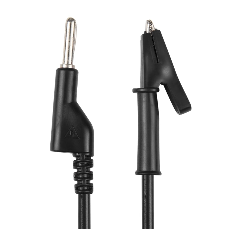 Cable único de prueba de sonda gruesa a pinza de cocodrilo, longitud: 1 m
