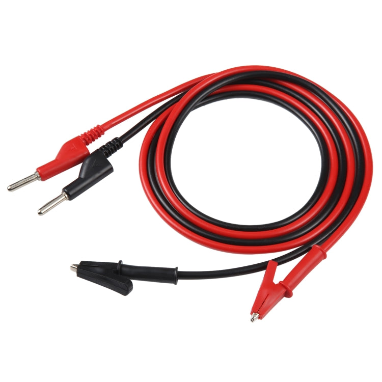 Cable de prueba de sonda gruesa a pinza de cocodrilo, longitud: 1 m
