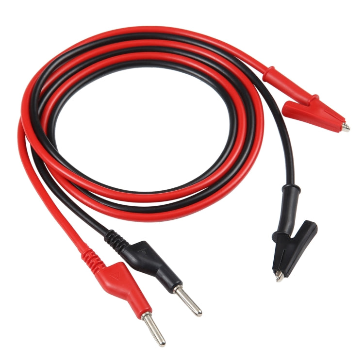 Cable de prueba de sonda gruesa a pinza de cocodrilo, longitud: 1 m