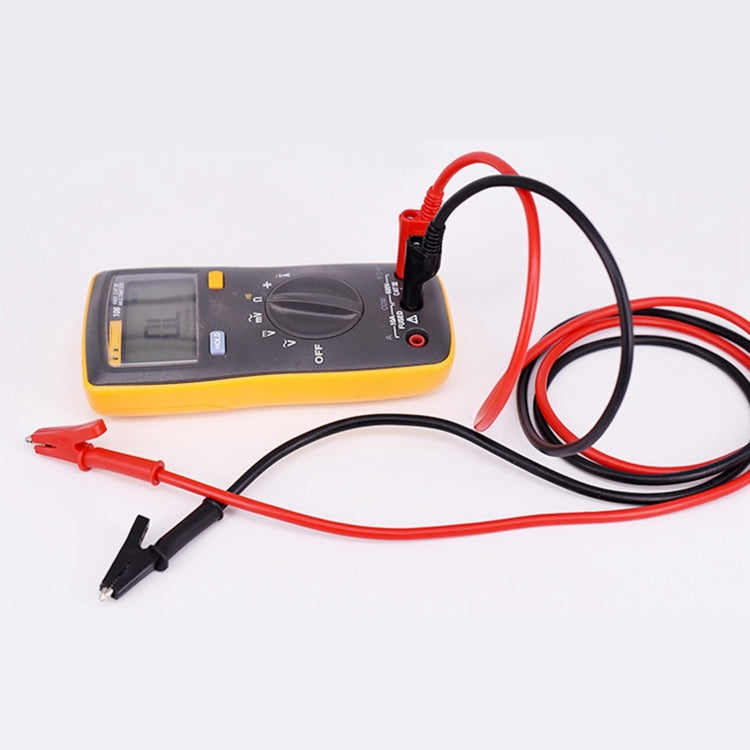 Cable de prueba de sonda gruesa a pinza de cocodrilo, longitud: 1 m