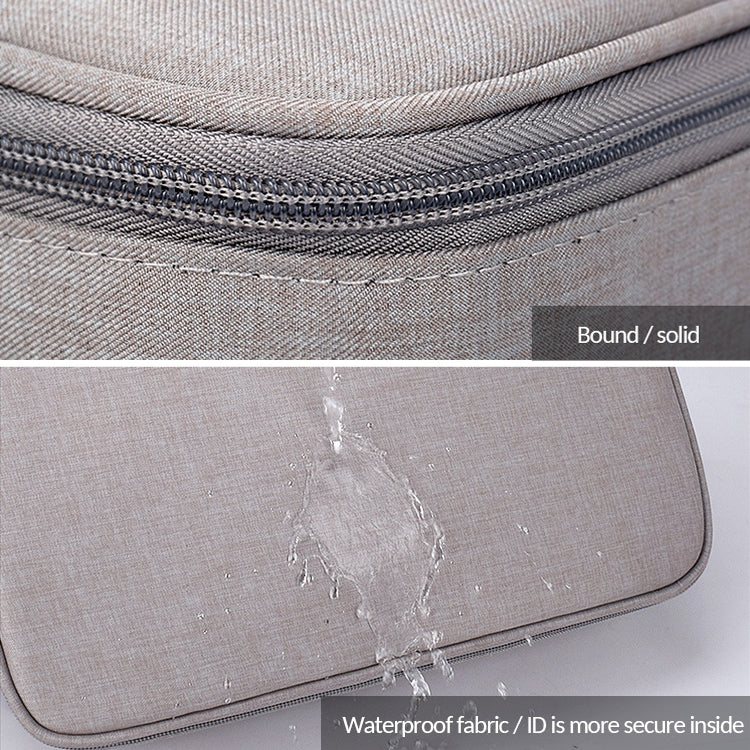 Bolsa de almacenamiento de documentos multicapa de poliéster impermeable ZJ02, bolsa para ordenador portátil para todos los tamaños de portátiles, con bloqueo de contraseña
