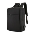 POFOKO Mochila informal de negocios de tela Oxford impermeable de gran capacidad con diseño de carga USB externa para portátiles de 15,6 pulgadas