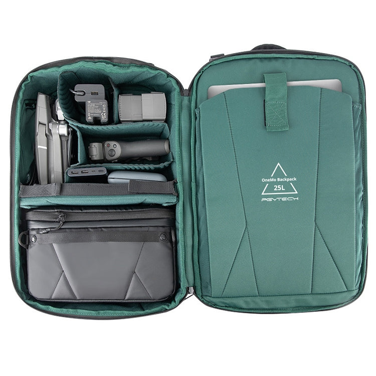 PGYTECH P-CB-020 2 en 1 Mochila impermeable a prueba de golpes para exteriores con dos hombros + bolso de hombro individual, P-CB-020