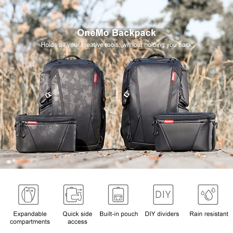 PGYTECH P-CB-020 2 en 1 Mochila impermeable a prueba de golpes para exteriores con dos hombros + bolso de hombro individual, P-CB-020