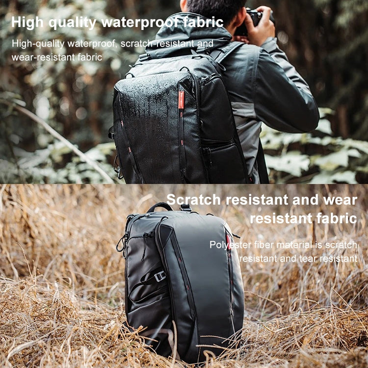 PGYTECH P-CB-020 2 en 1 Mochila impermeable a prueba de golpes para exteriores con dos hombros + bolso de hombro individual, P-CB-020