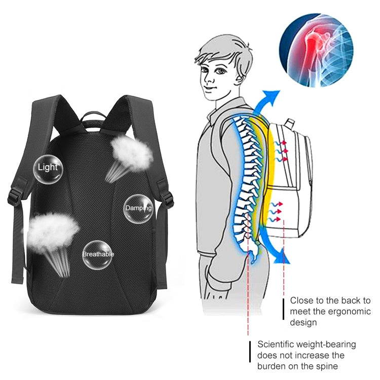 Mochila multifuncional para ordenador portátil Oxford cxs-615