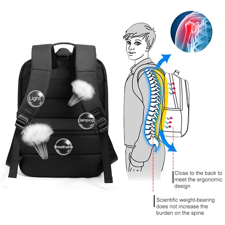 Mochila multifuncional para ordenador portátil Oxford cxs-618