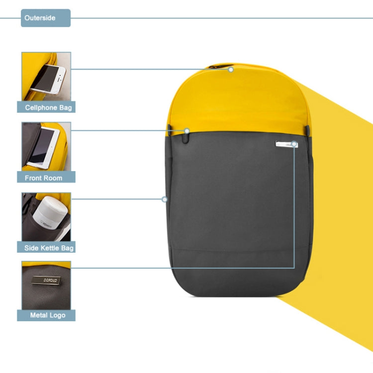 POFOKO XY Series 14-15.4 pulgadas Mochila multifuncional a juego de colores a la moda Bolsa para computadora, Tamaño: M