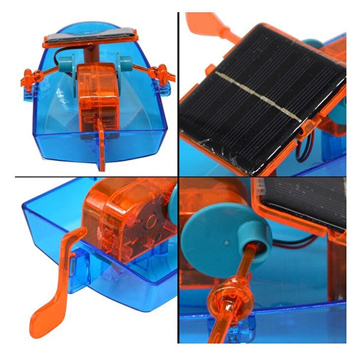 Barco de juguete para niños con energía solar DIY, DIY Solar Powered Boat