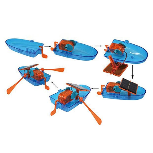 Barco de juguete para niños con energía solar DIY, DIY Solar Powered Boat